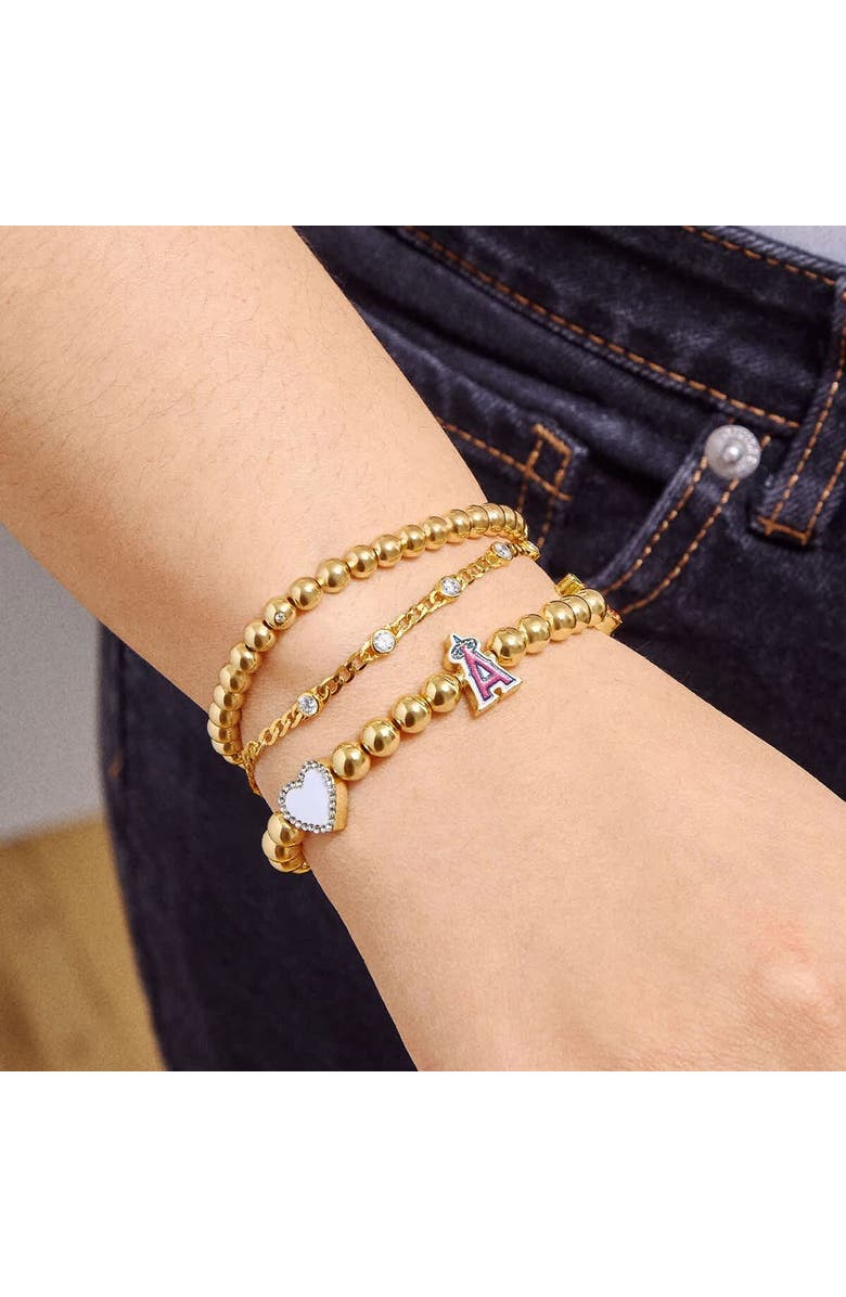 BaubleBar Los Angeles Angels Localized Pisa Bracelet, Alternate, color, 