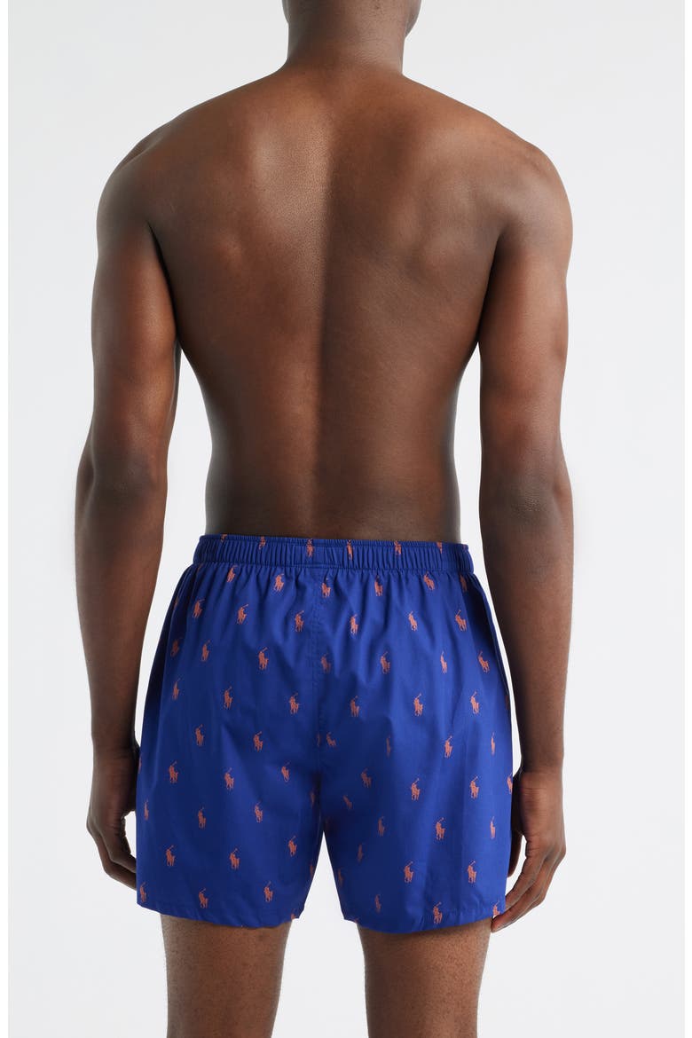 Woven Cotton Boxers, Alternate, color, BOSTON ROYAL SPRING MELON