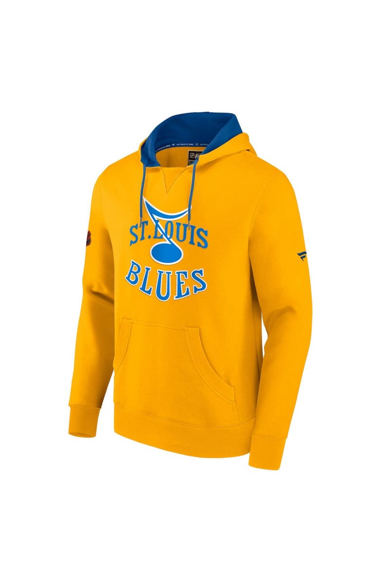 FANATICS Men's Fanatics Branded Gold St. Louis Blues Special Edition 2.0 Team Logo Pullover Hoodie, Alternate, color, Yellow
