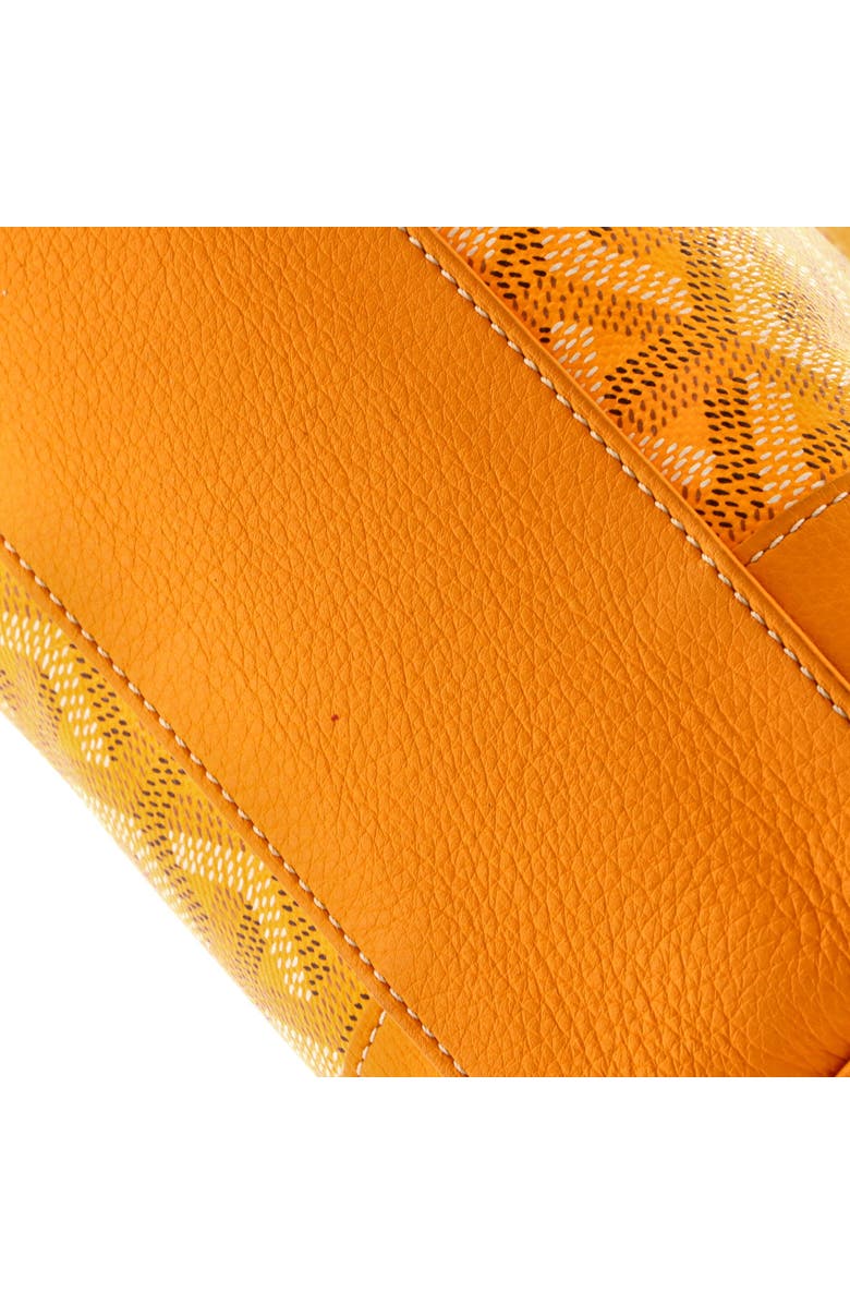 Pre-Owned Goyard Saigon Top Handle Bag Coated Canvas with Leather Mini, Alternate, color, Orange