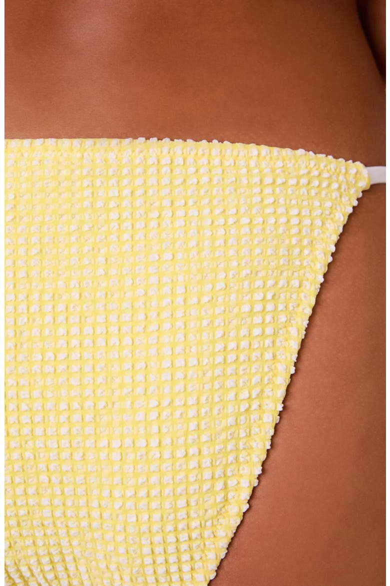 The Iris Side Tie Bikini Briefs, Alternate, color, CITRINA