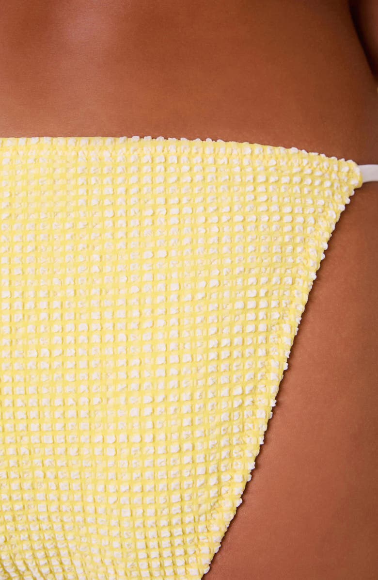 Solid & Striped The Iris Side Tie Bikini Briefs, Alternate, color, Citrina
