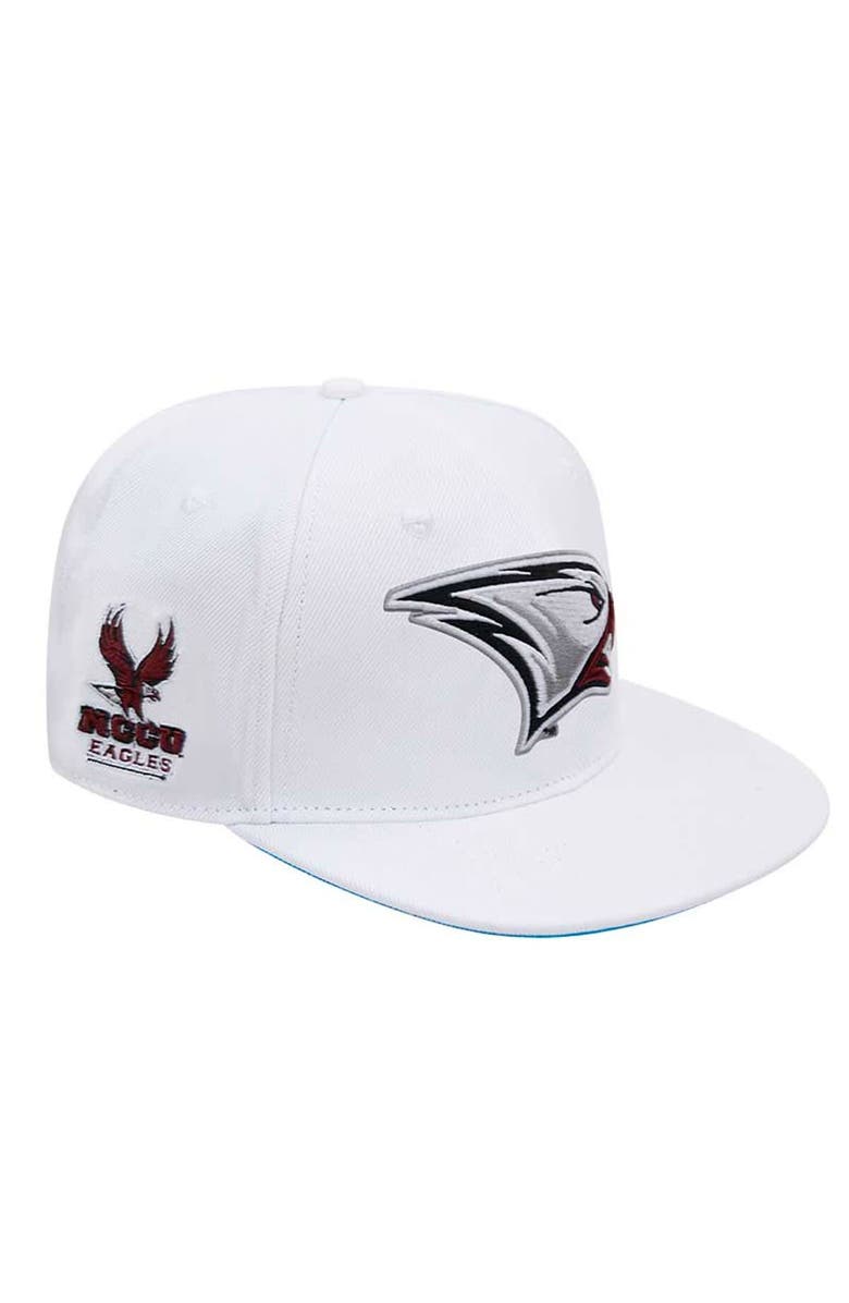 PRO STANDARD Men's Pro Standard White North Carolina Central Eagles Mascot Evergreen Wool Snapback Hat, Main, color, White