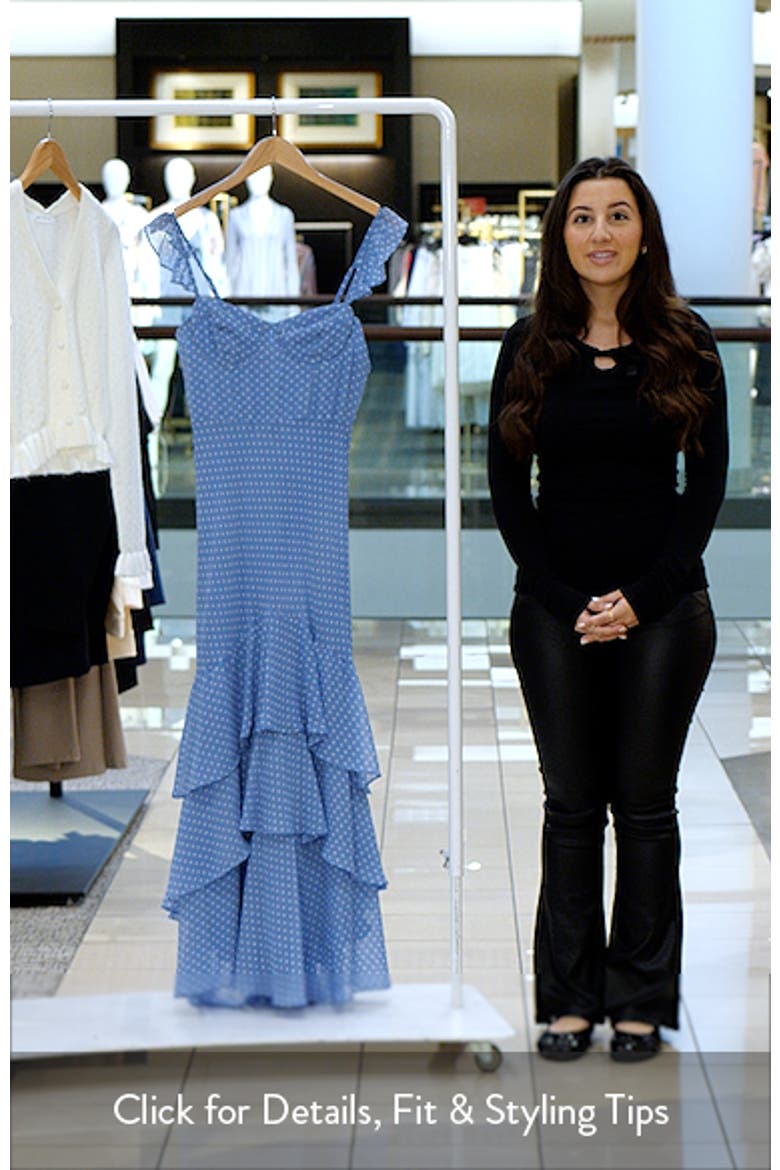 Alcina Polka Dot Maxi Dress video