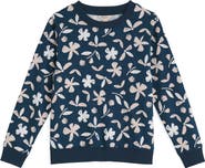 Seasalt Cornwall Bright Wave Floral Organic Cotton Sweatshirt