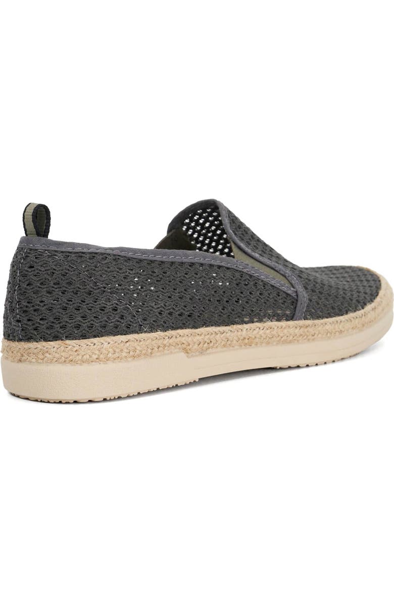 Dune London Fisher Espadrille Slip On Sneakers, Alternate, color, Grey-Fabric