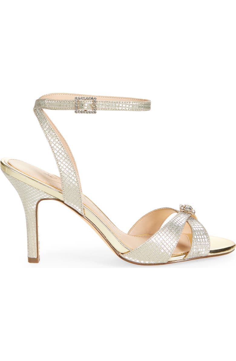 Nina Vinka Crystal Embellished Sandal, Alternate, color, Platino