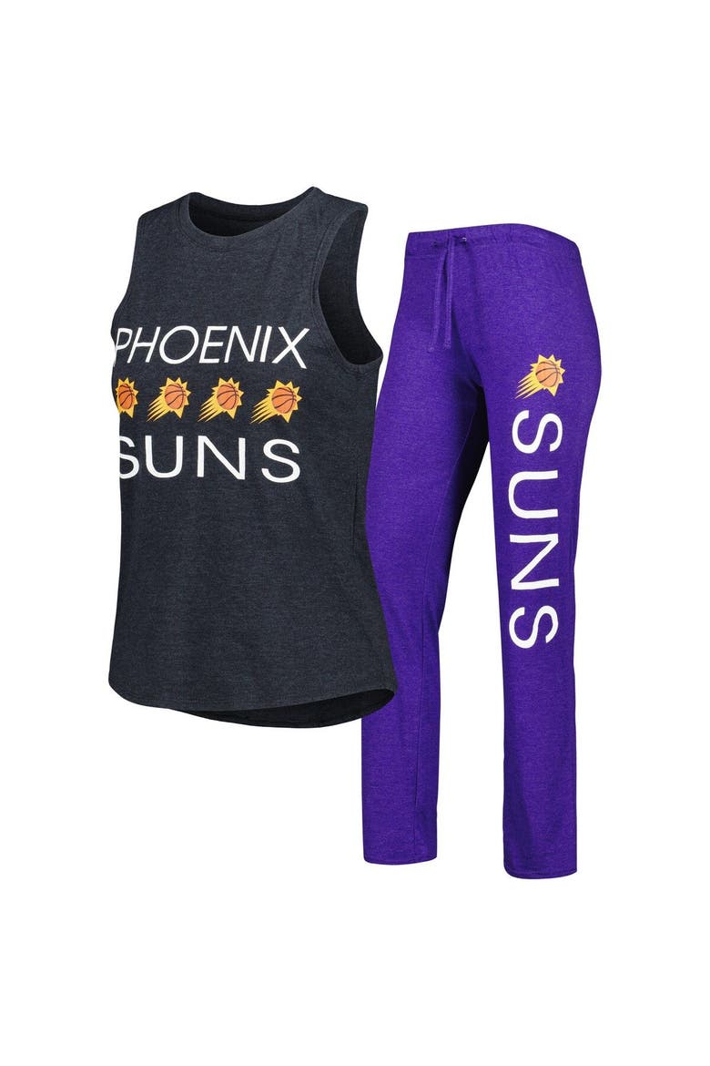 Women's Concepts Sport Purple/Black Phoenix Suns Team Tank Top & Pants Sleep Set, Main, color, Purple
