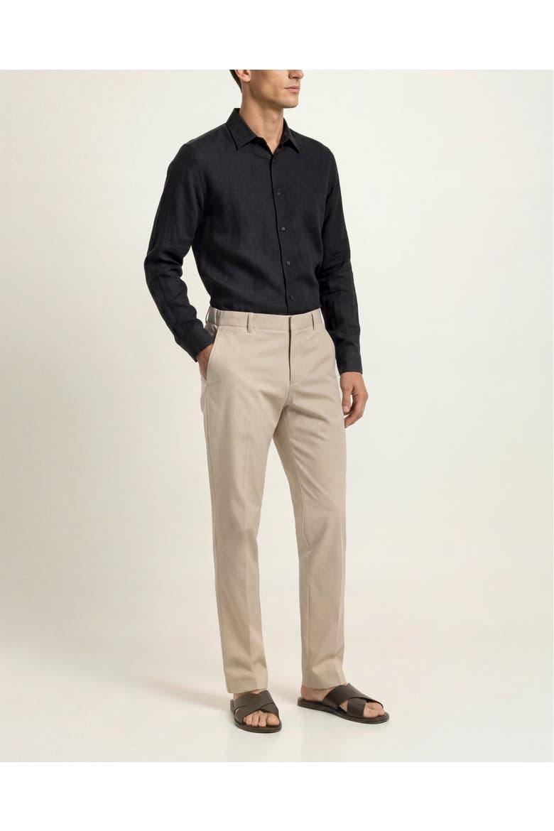 Ray Relaxed-Fit Trousers, Main, color, LATTE