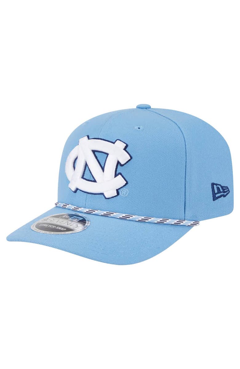 New Era Men's New Era Carolina Blue North Carolina Tar Heels Game Day Multi-Rope 9SEVENTY Stretch-Snap Hat, Main, color, Light Blue