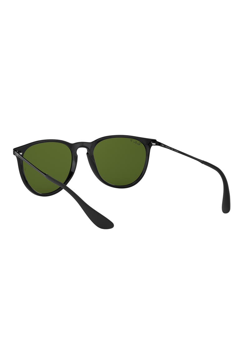 Erika 54mm Polarized Pilot Sunglasses, Alternate, color, BLACK GREEN