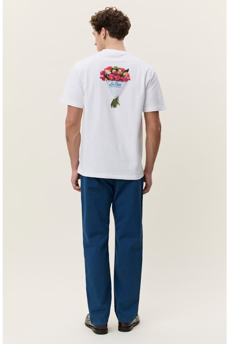 Bouquet Organic Cotton Graphic T-Shirt, Alternate, color, WHITE