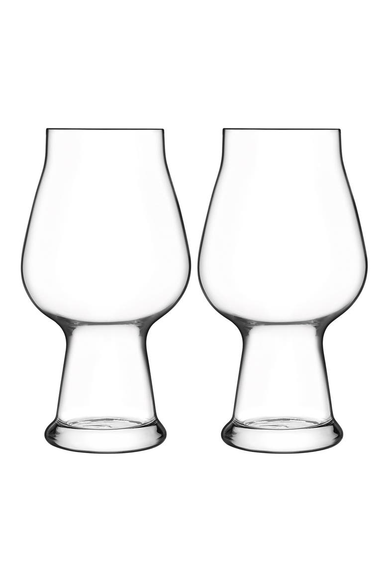 Birrateque Set of 2 Stout Glasses, Main, color, CLEAR