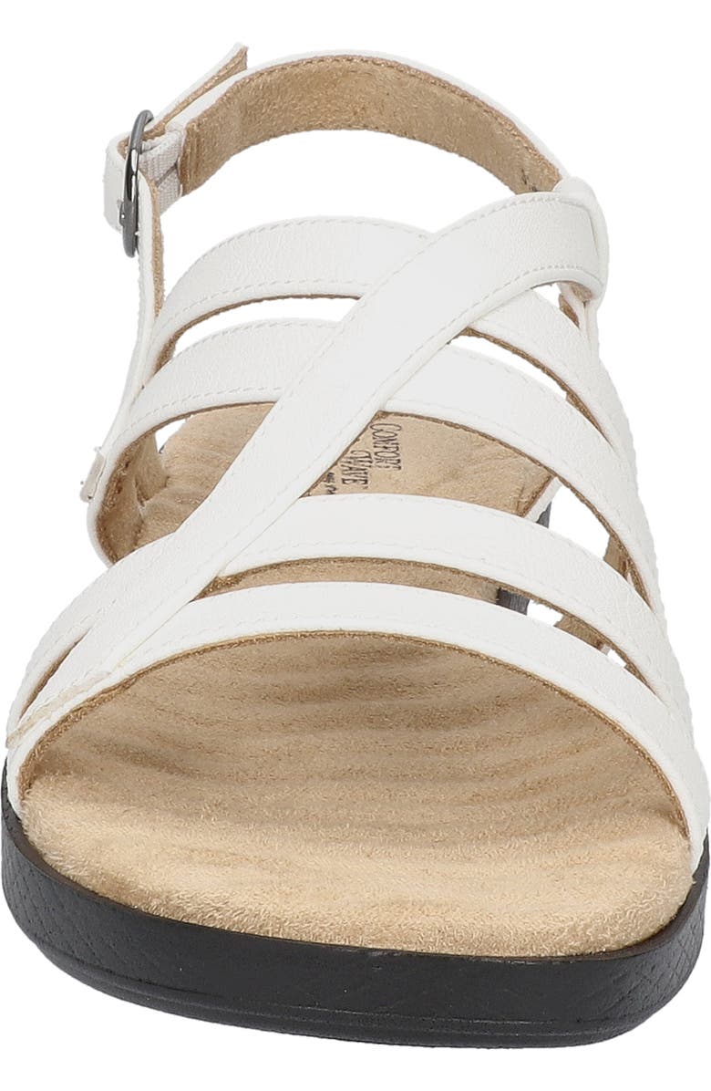 EASY STREET Lobo Wedge Sandal, Alternate, color, White
