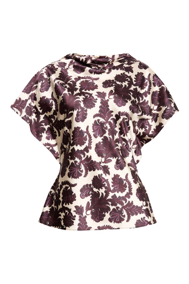 Redgrave Silk Blend Top, Alternate, color, ECRU MULTI