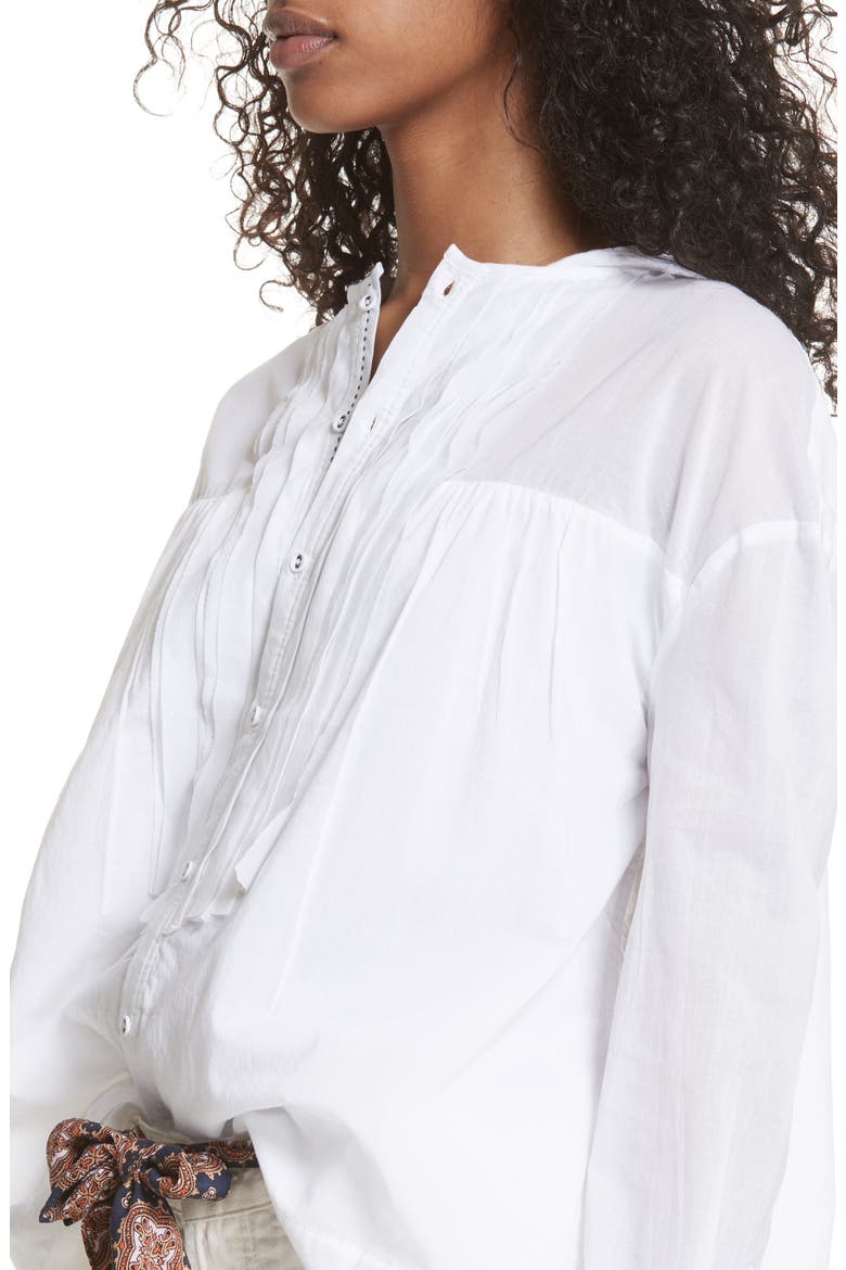 Breezy Hooded Shirt, Alternate, color, WHITE