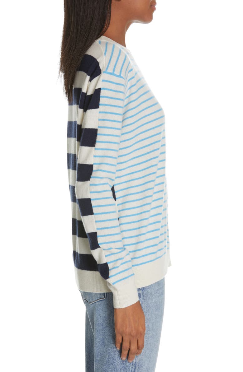 Nordstrom Signature Multi Stripe Cashmere Sweater, Alternate, color,