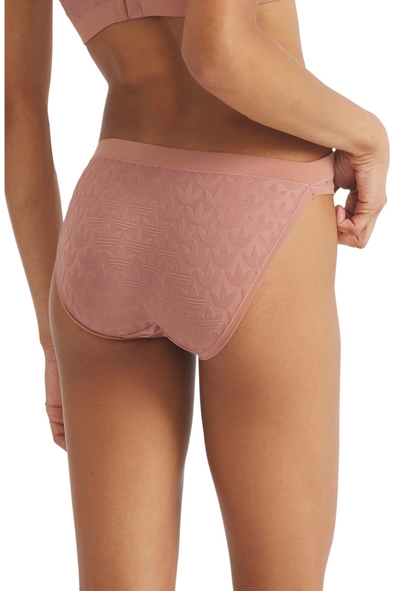 Microterrot Monogram Bikini Briefs, Alternate, color, WARM CLAY