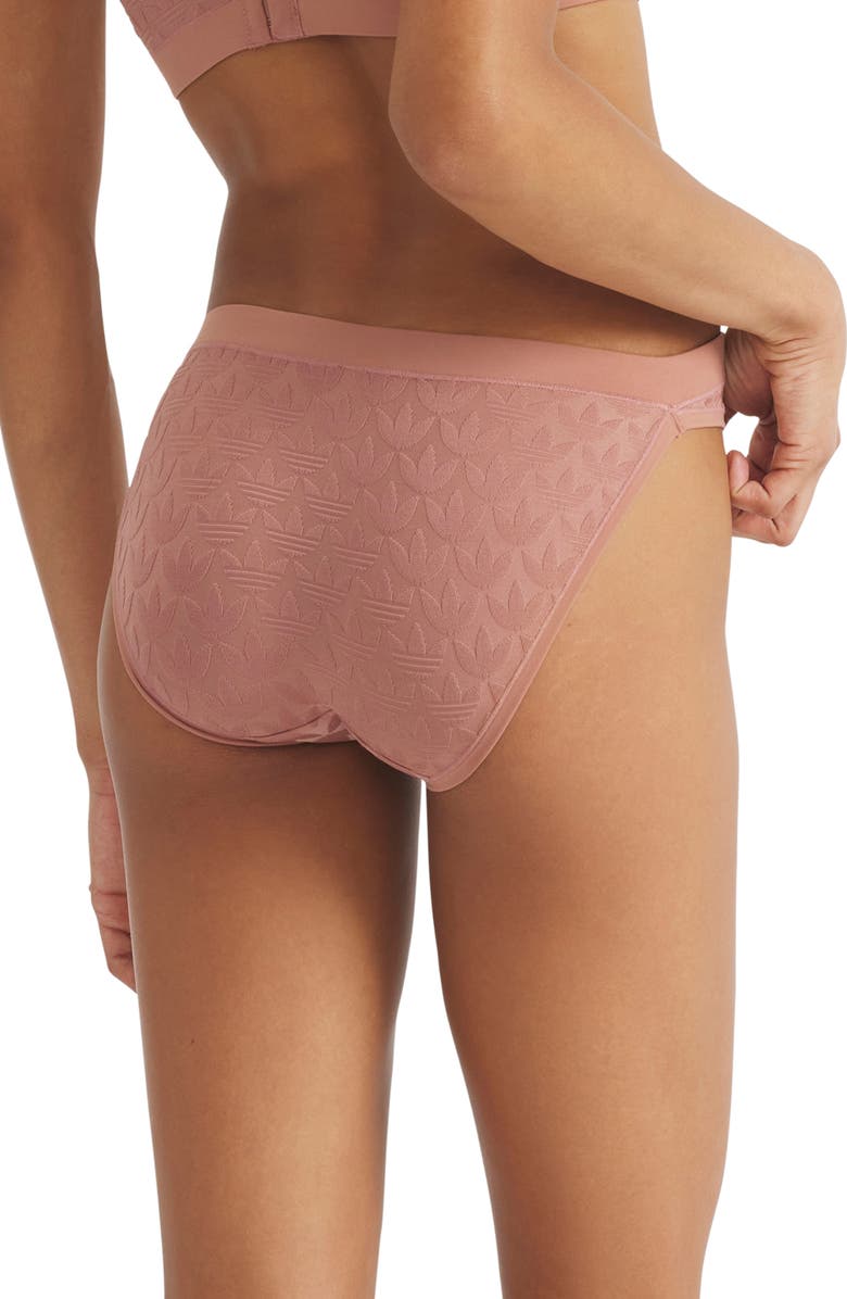 adidas Originals Microterrot Monogram Bikini Briefs, Alternate, color, 