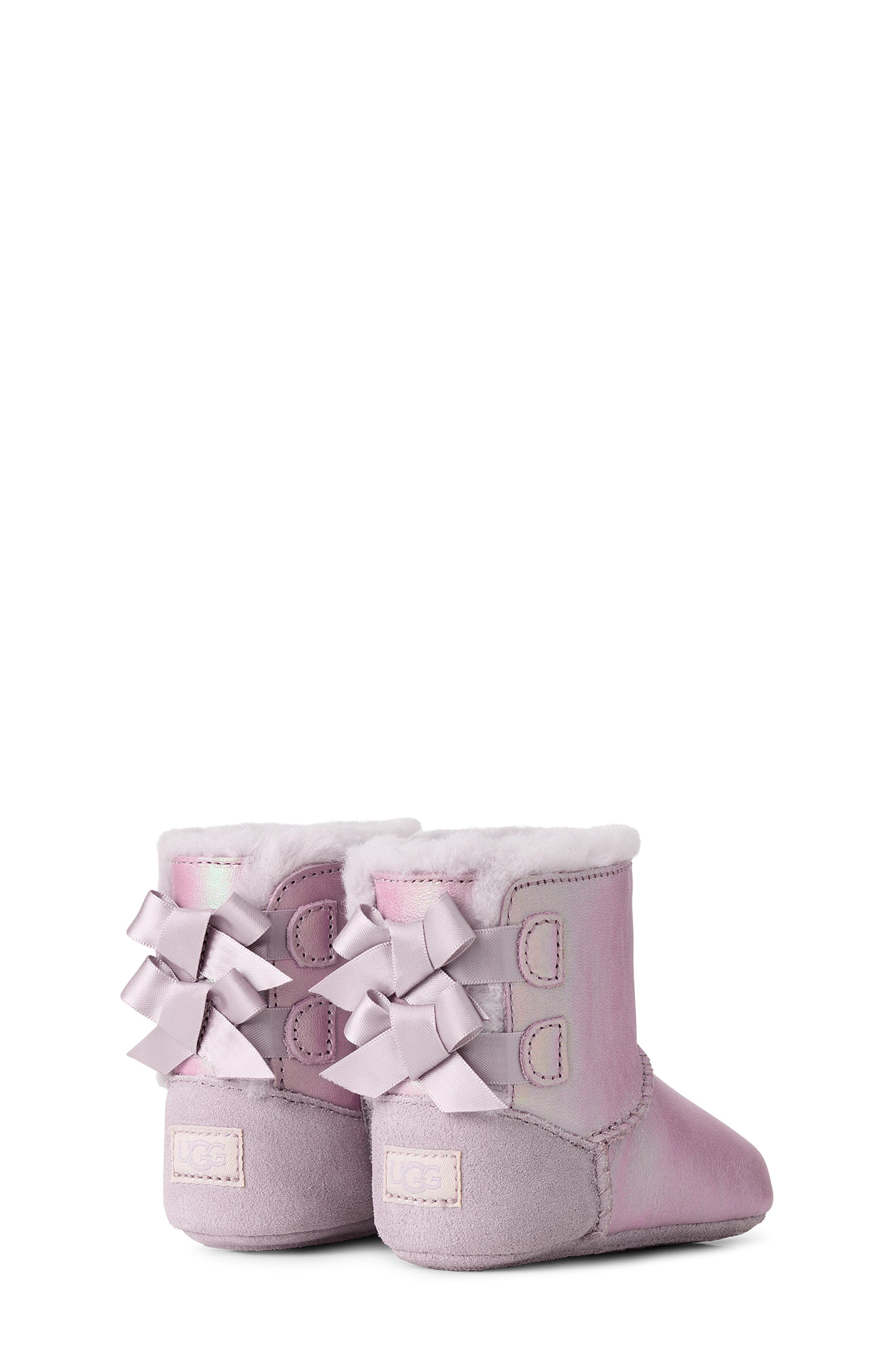 Kids' Baby Bailey Bow Frosted Boot, Alternate, color, LAVENDER SMOKE