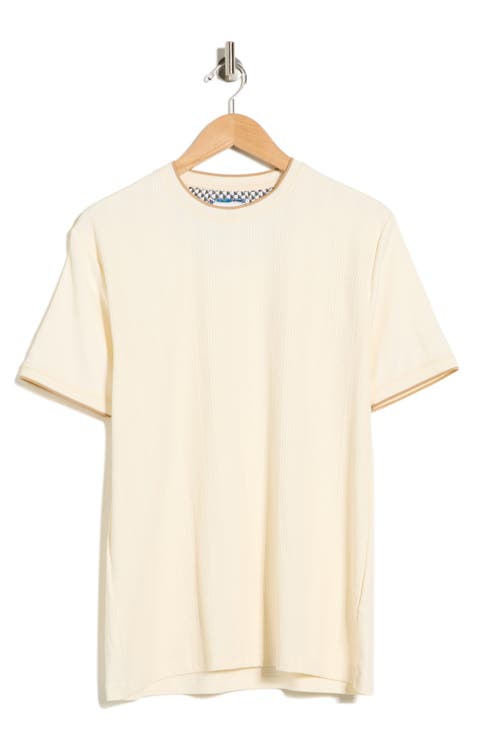 Vertical Texture Crewneck T-Shirt