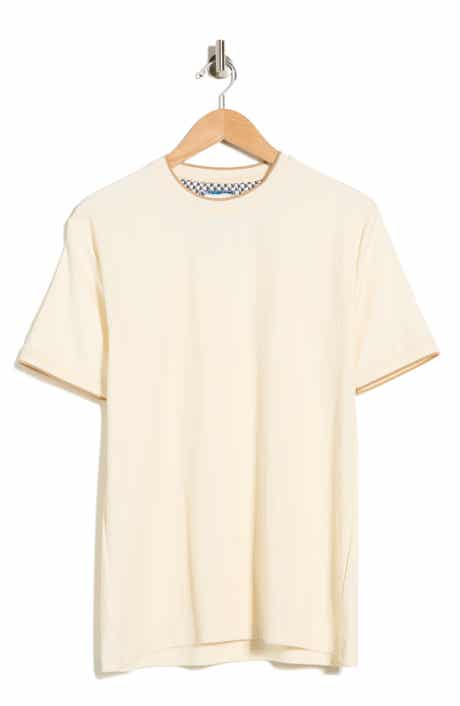 DENIM AND FLOWER Vertical Texture Crewneck T-Shirt