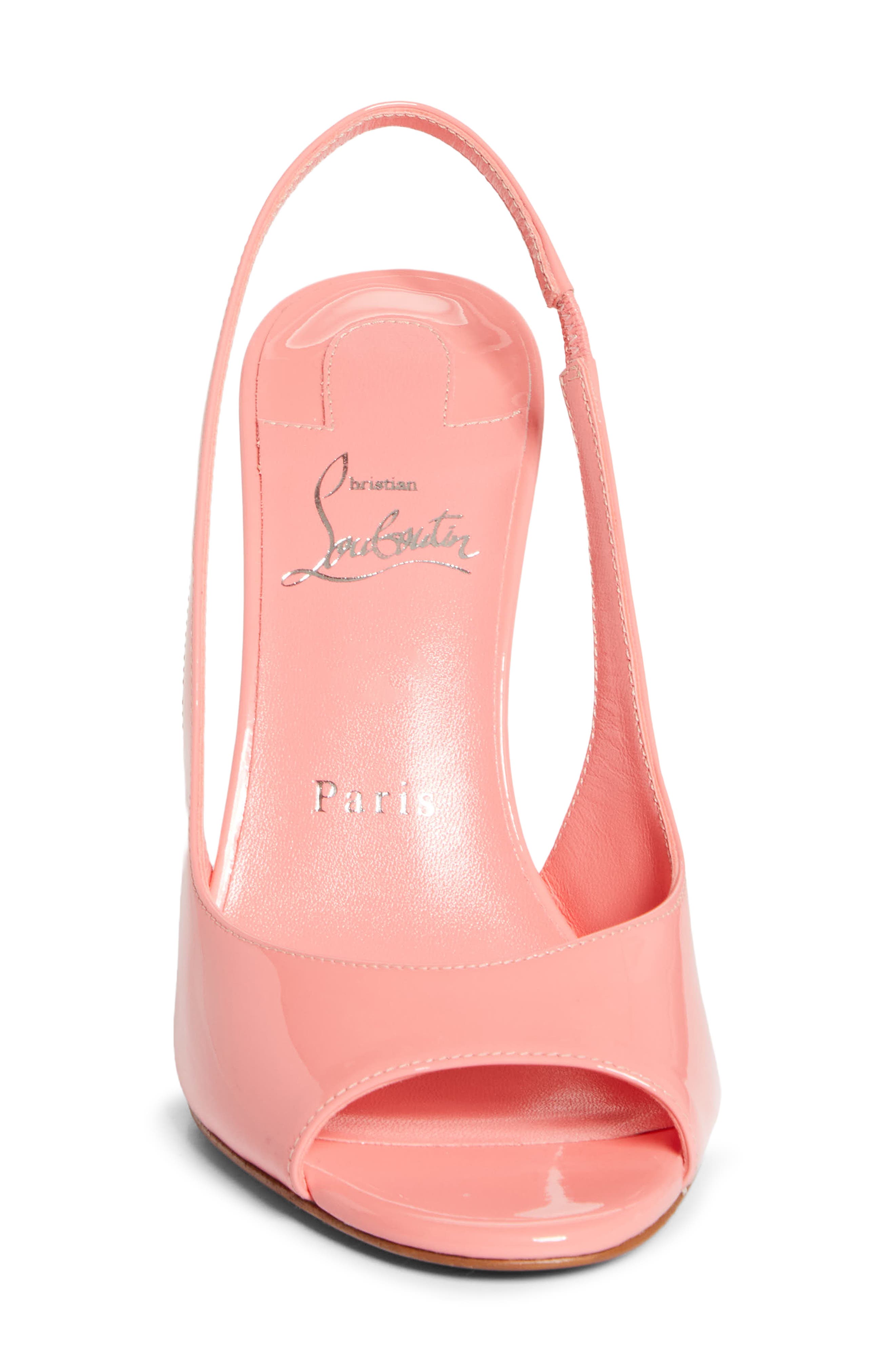 Christian Louboutin Sofia Z Peep Toe Slingback Pump (Women