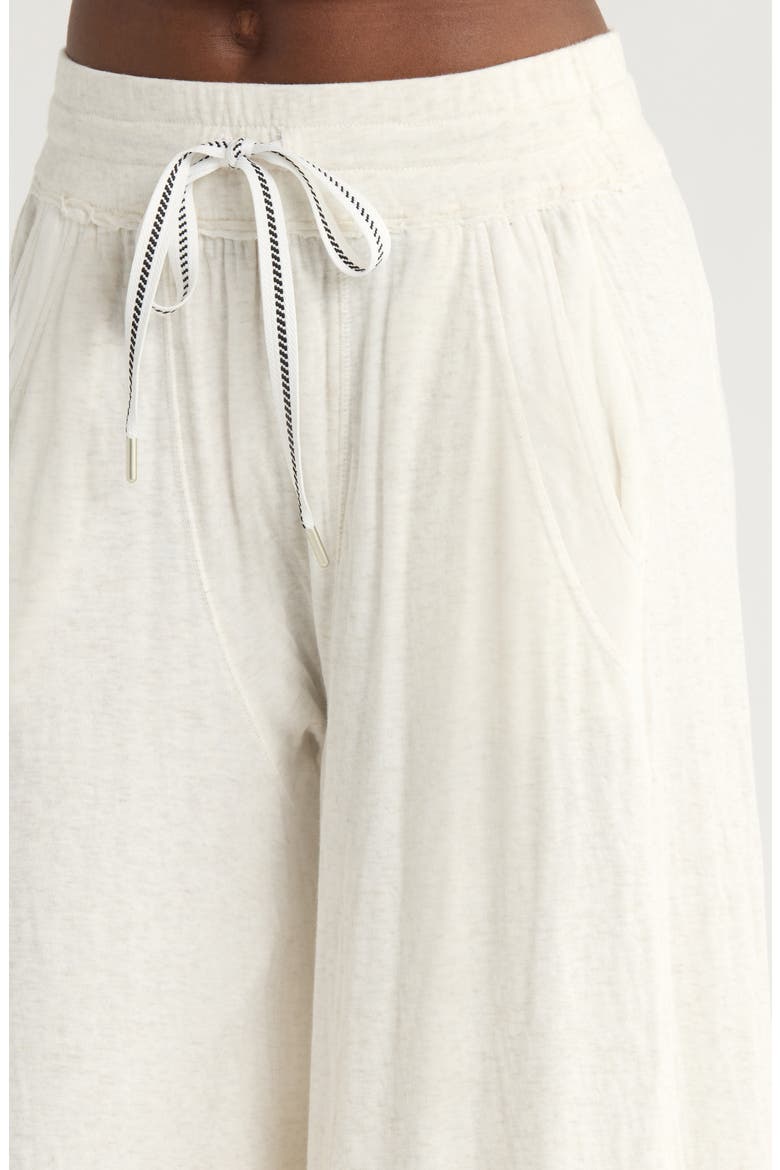 Intimately FP Wait a Minute Wide Leg Pants, Alternate, color, OATMEAL HEATHER COMBO