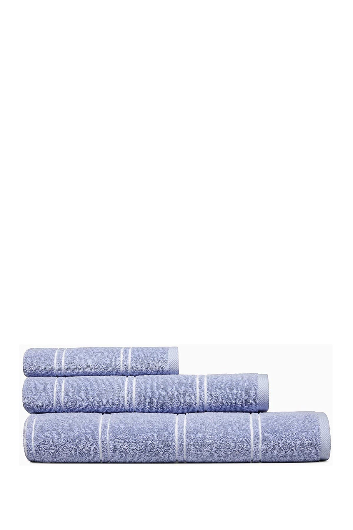 Calvin Klein Eileen Periwinkle/White Bath Towel | Nordstromrack