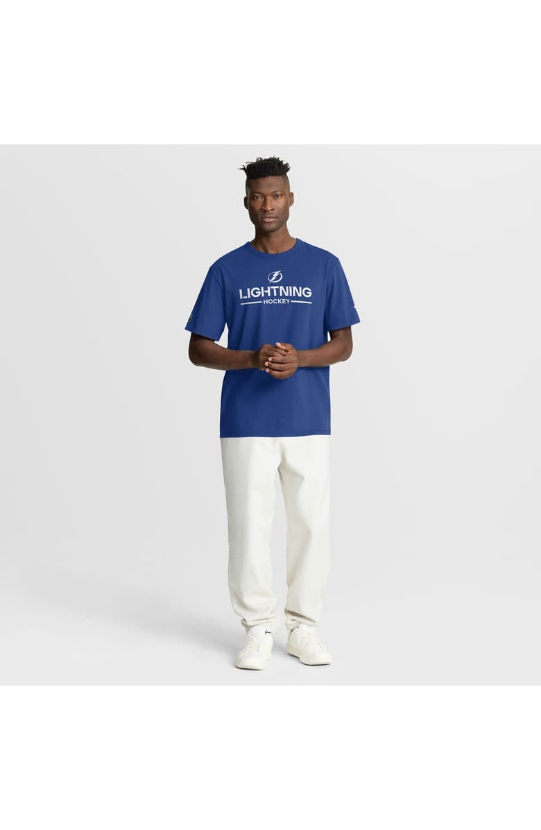 FANATICS Men's Fanatics Blue Tampa Bay Lightning Authentic Pro Primary T-Shirt, Alternate, color, Blue