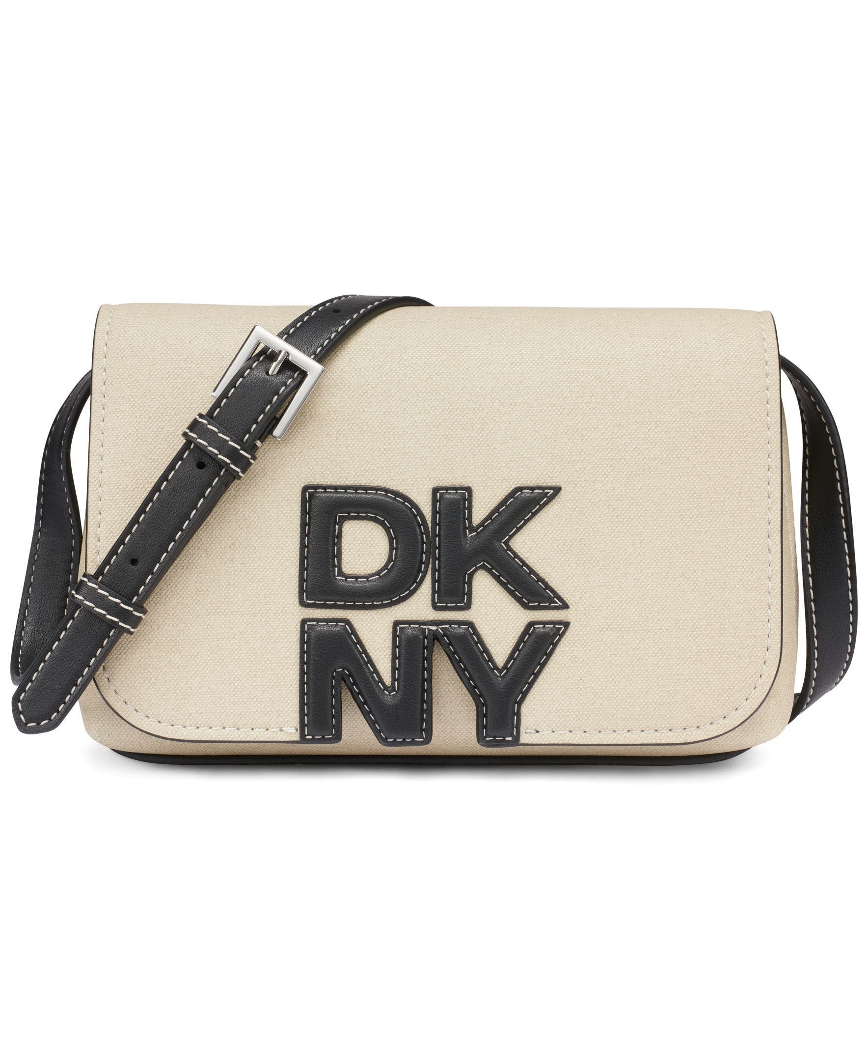DKNY Nicole Crossbody, Main, color, Natural/Black