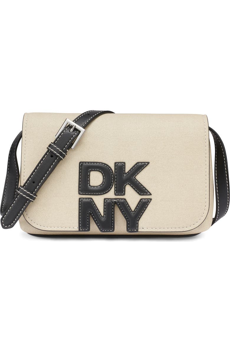 DKNY Nicole Crossbody, Main, color, Natural/Black