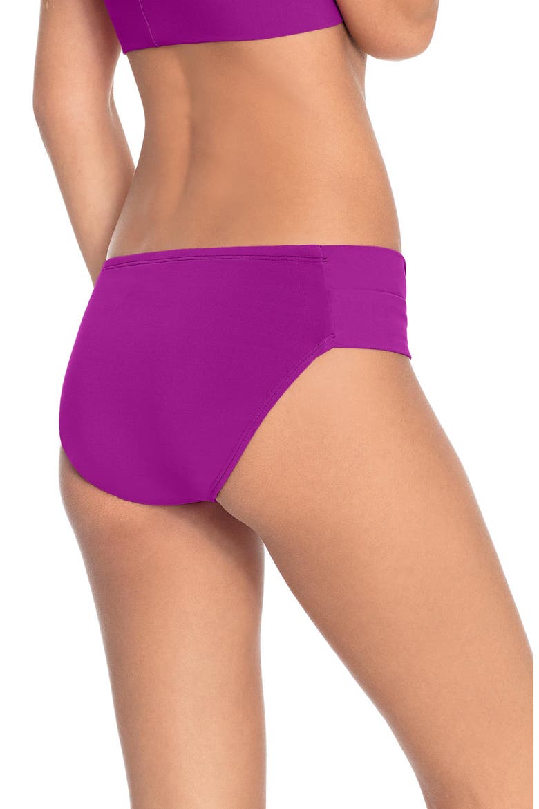 Ava Twist Hipster Bikini Bottoms, Alternate, color, BOUGAINVILLEA