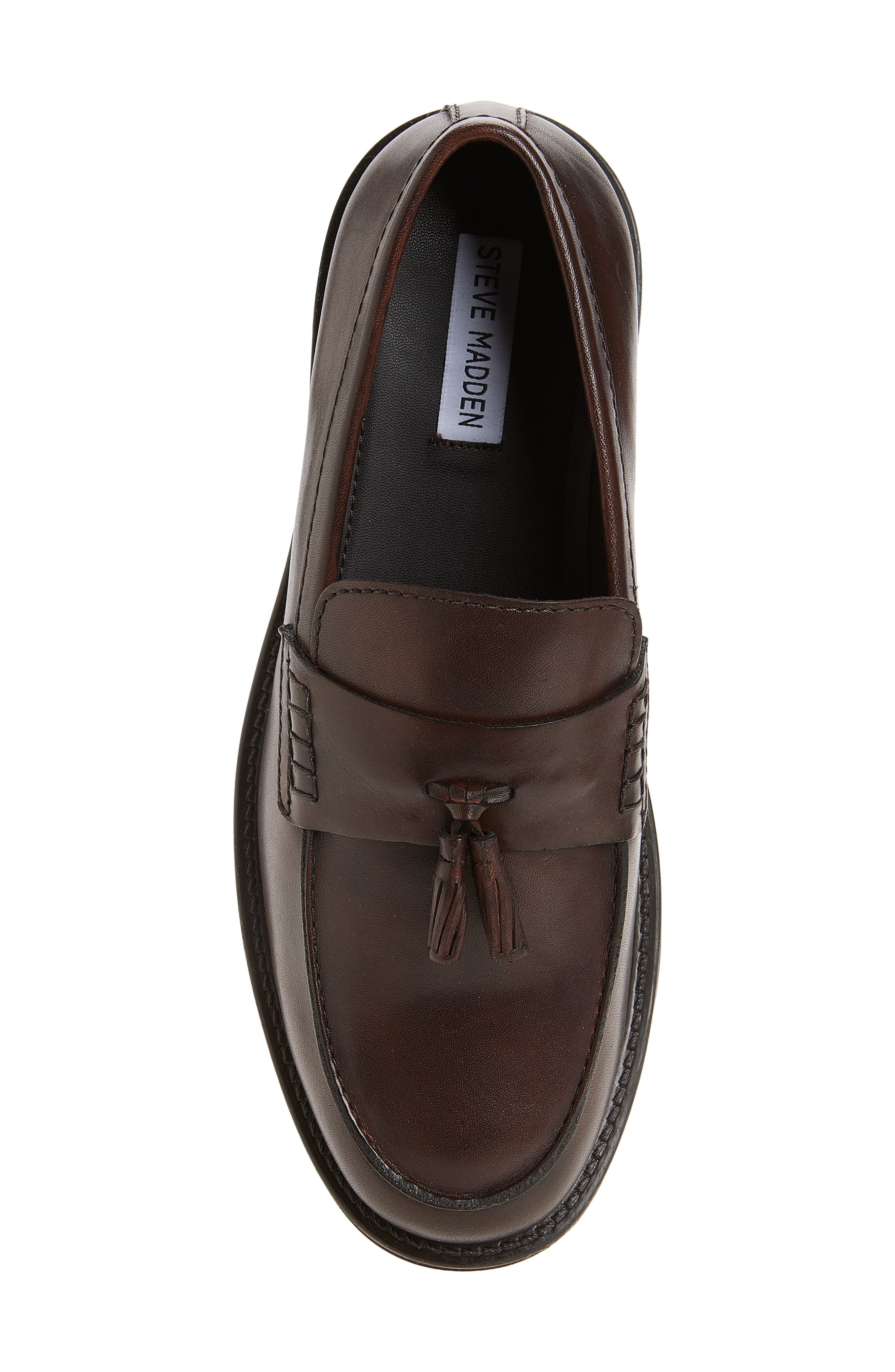 Daimon Tassel Loafer, Alternate, color, BROWN