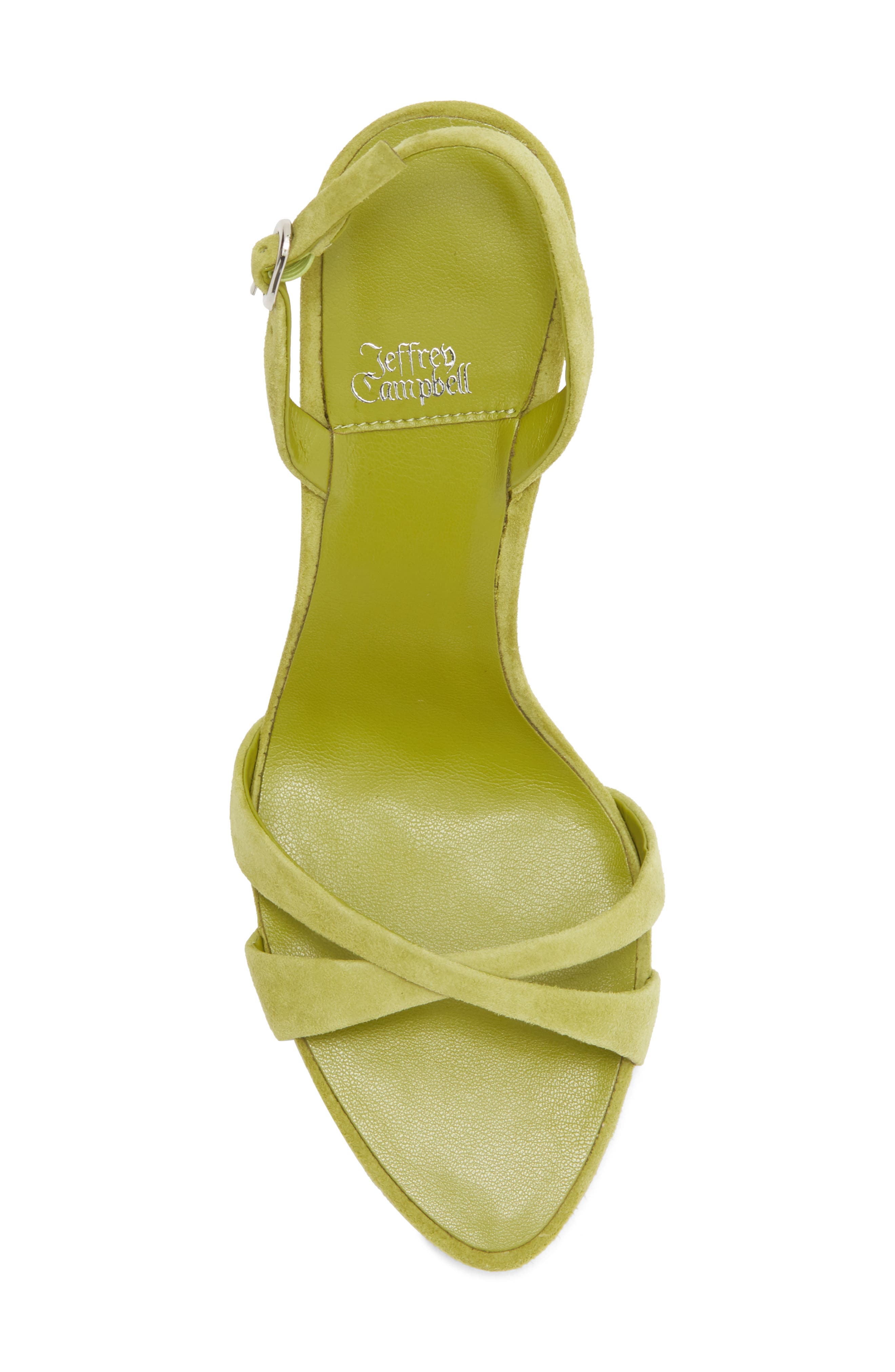 Marielle Slingback Sandal, Alternate, color, CHARTREUSE SUEDE