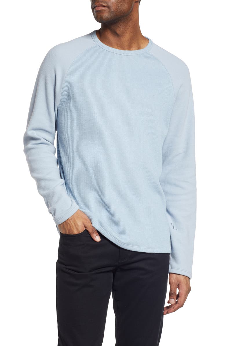 Vince Double Knit Baseball Crewneck T-Shirt, Main, color,