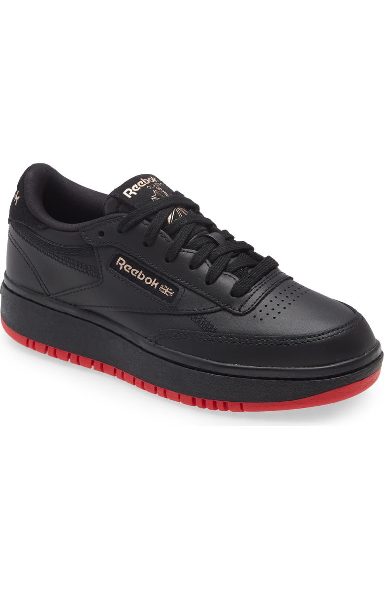 Reebok x Cardi Coated Club C Double Platform Sneaker, Main, color,