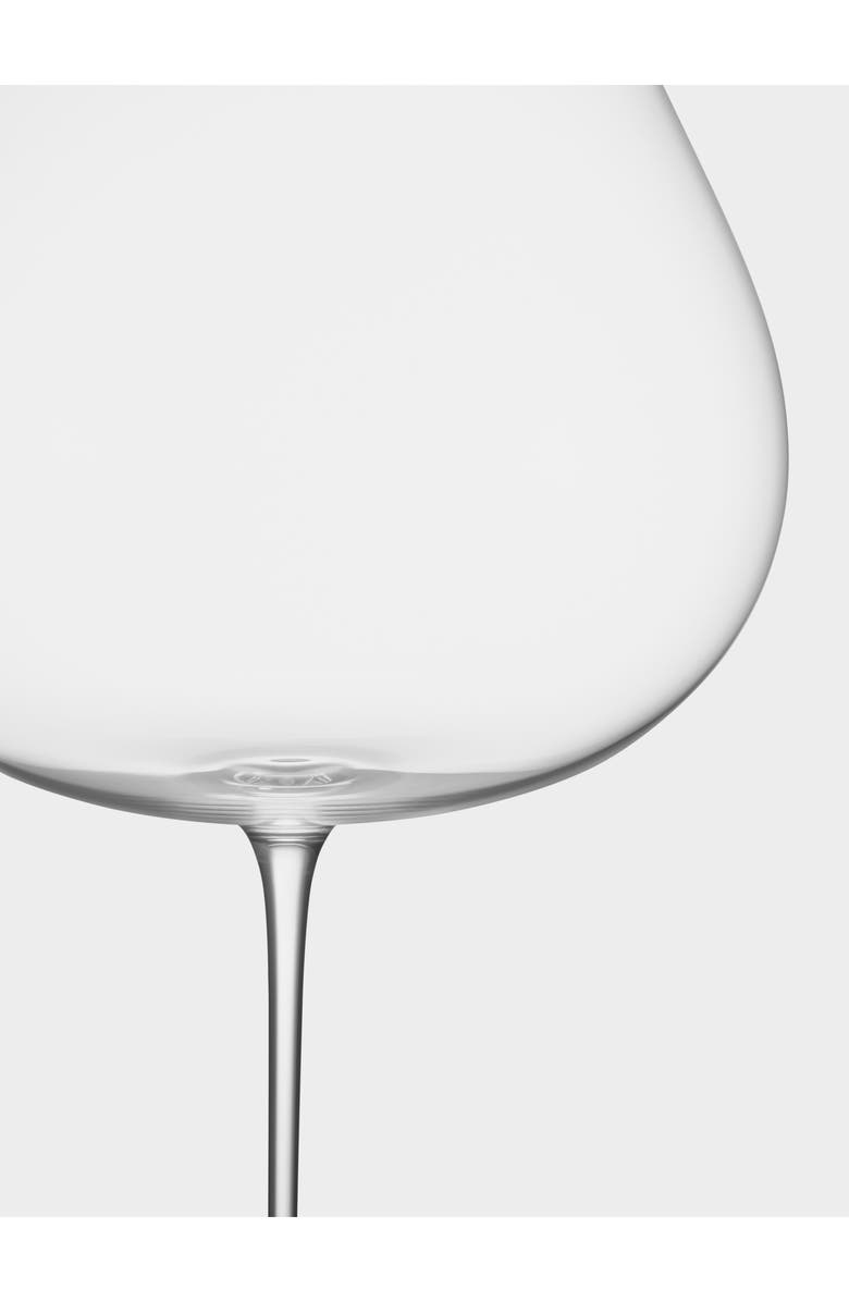 Orrefors Frantzén Set of 2 Handmade Mature Wine Glasses, Alternate, color, Clear