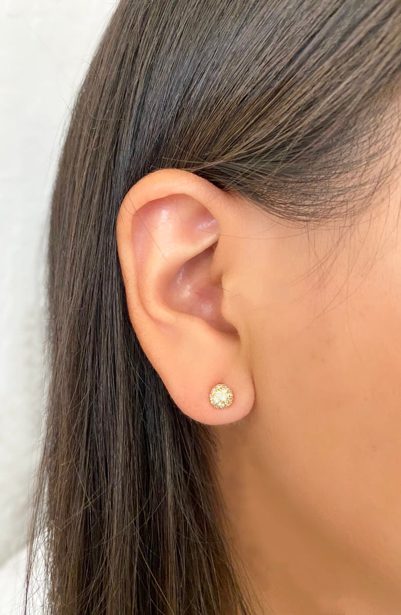 Sethi Couture Pav� Diamond Ball Stud Earrings, Alternate, color, 