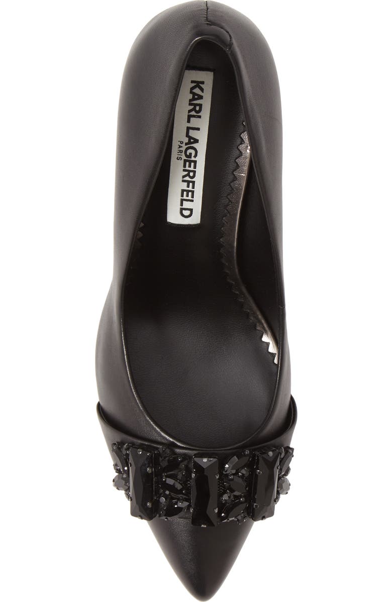 KARL LAGERFELD PARIS Rada Embellished Pump, Alternate, color,