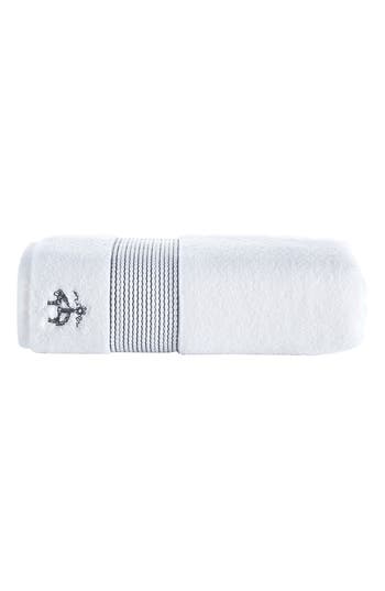 Brooks Brothers Robe Stripe Bath Towel In White