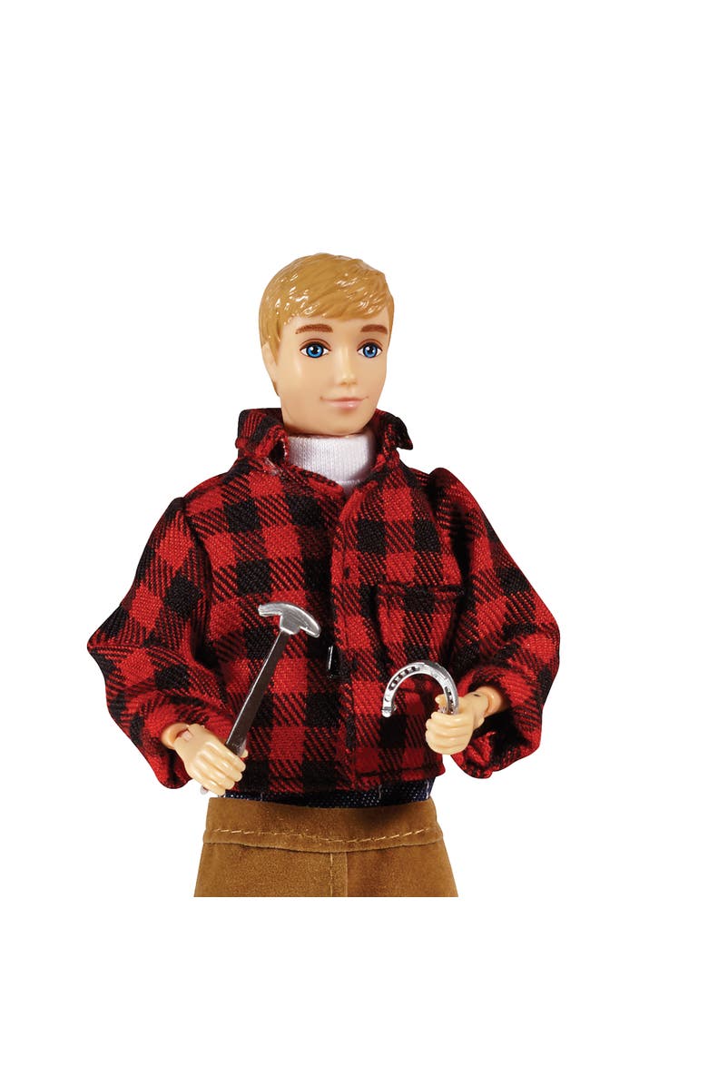 Breyer Traditional Farrier With Blacksmith Tools 8" Toy Figure, Alternate, color, Multicolored