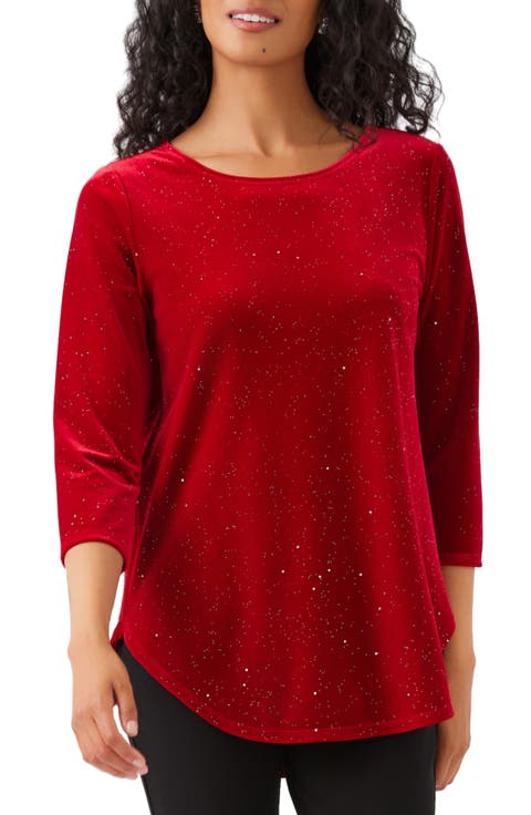 Sparkle Velvet Top