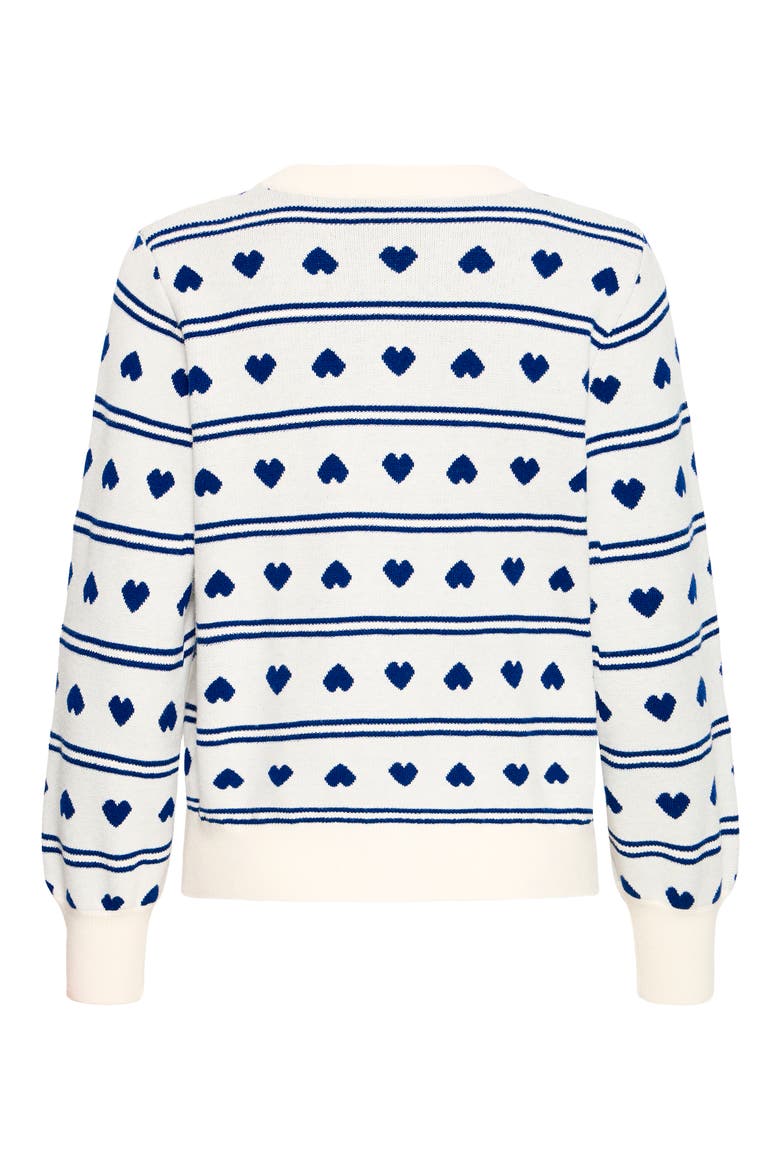 Ihbrielle Cardigan, Alternate, color, BIRCH W BLUE PRINT