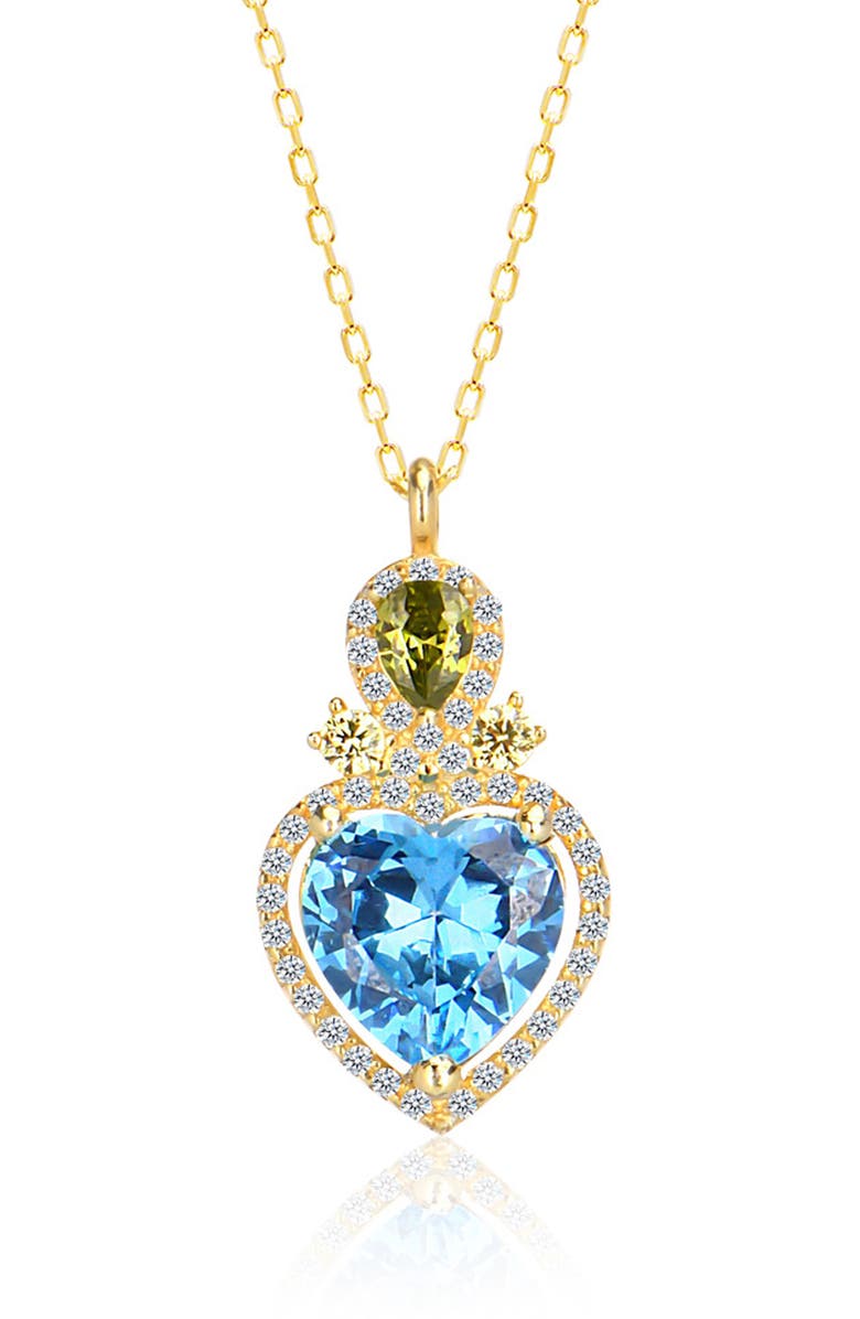 GABI RIELLE Lover Pendant Necklace, Main, color, 