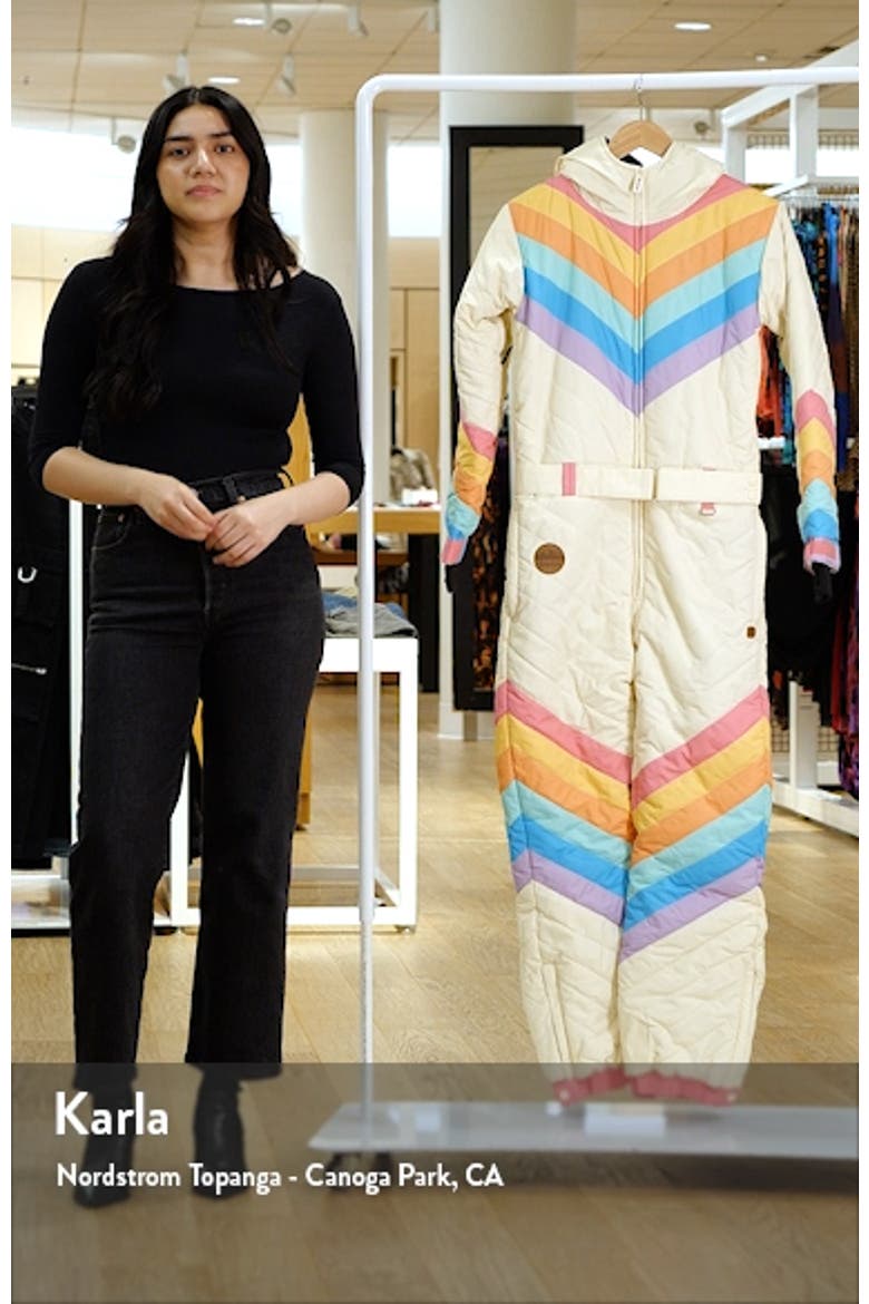 Retro Rainbow Waterproof Snowsuit video