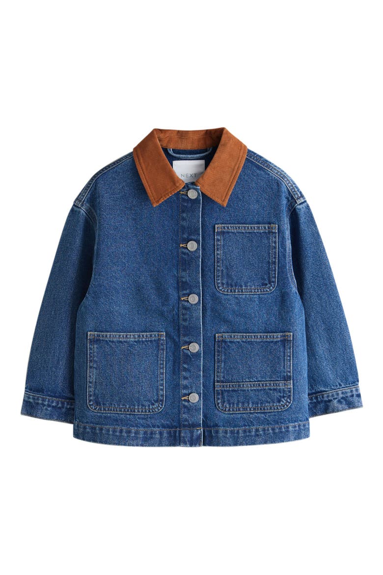 Kids' Denim Carpenter Jacket, Main, color, BLUE