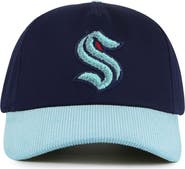 American Needle Men's American Needle  Deep Sea Blue/Light Blue Seattle Kraken Burnett Adjustable Hat