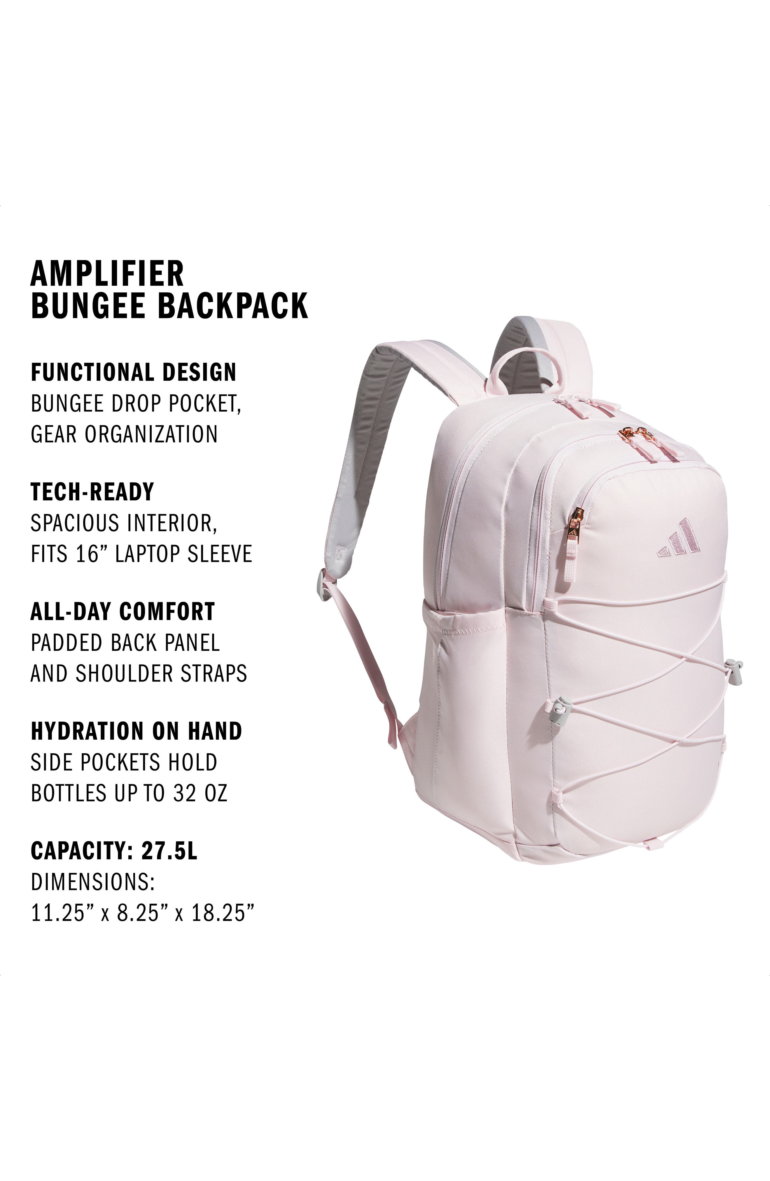 Amplifier Bungee Backpack, Alternate, color, DISTILLED PINK/ LILAC PURPLE