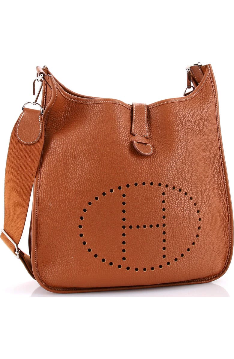 Pre-Owned Hermes Evelyne Bag Gen III Clemence PM, Alternate, color, Gold